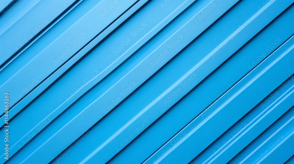 Fototapeta premium Clean Blue Gradient with Sharp Diagonal Lines for Corporate Design