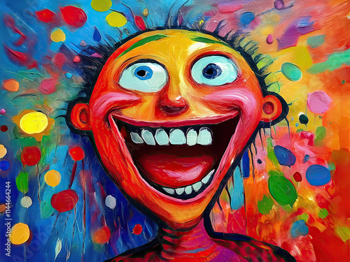 Joyful Painted Face