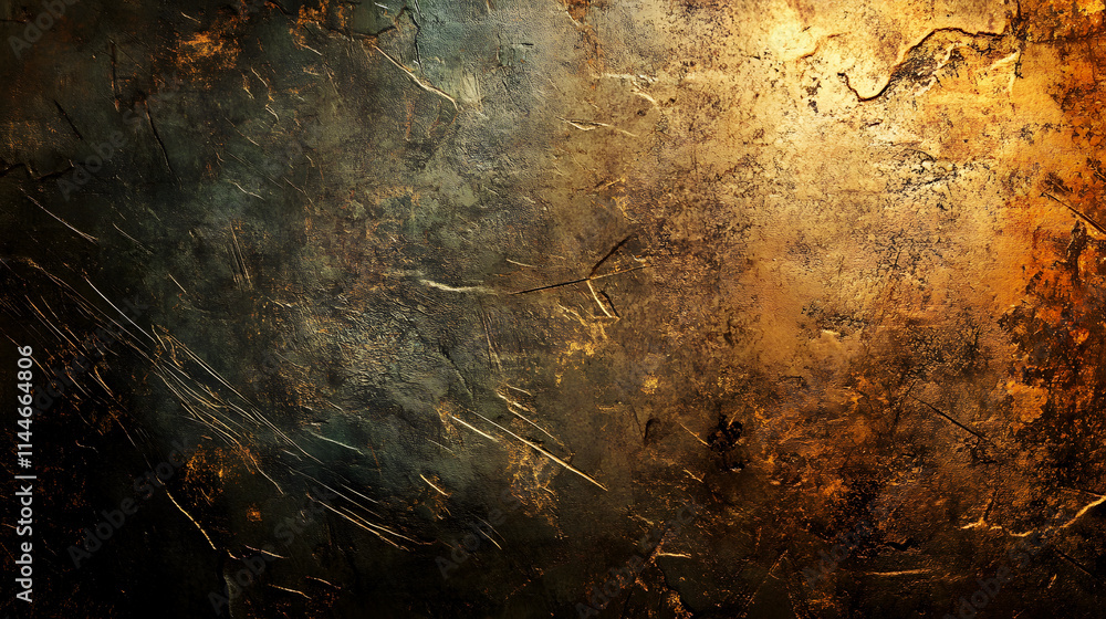 Fototapeta premium A scratched metal background.