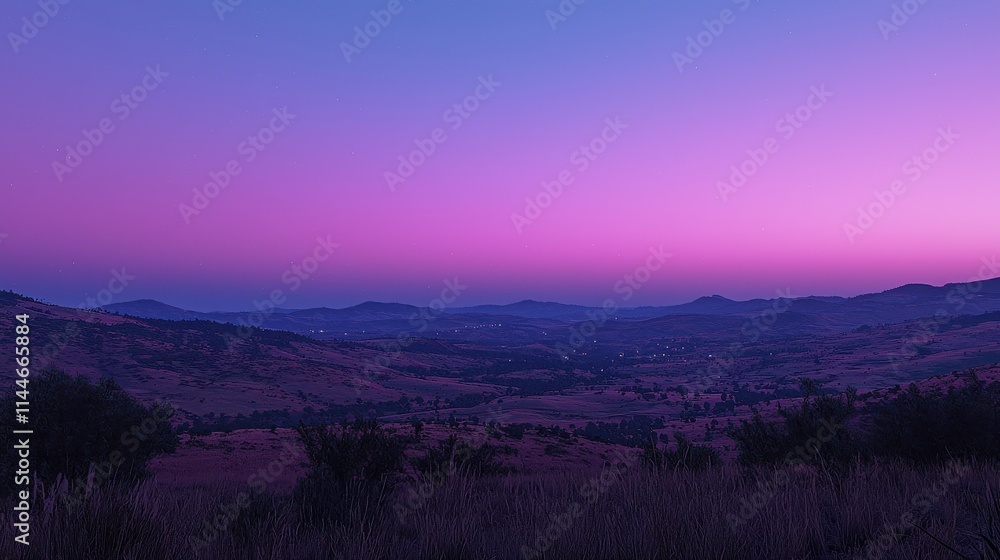 Evening sky gradients over serene landscape nature scenic viewpoint tranquil environment Evening sky gradients over serene landscape nature scenic viewpoint tranquil environment