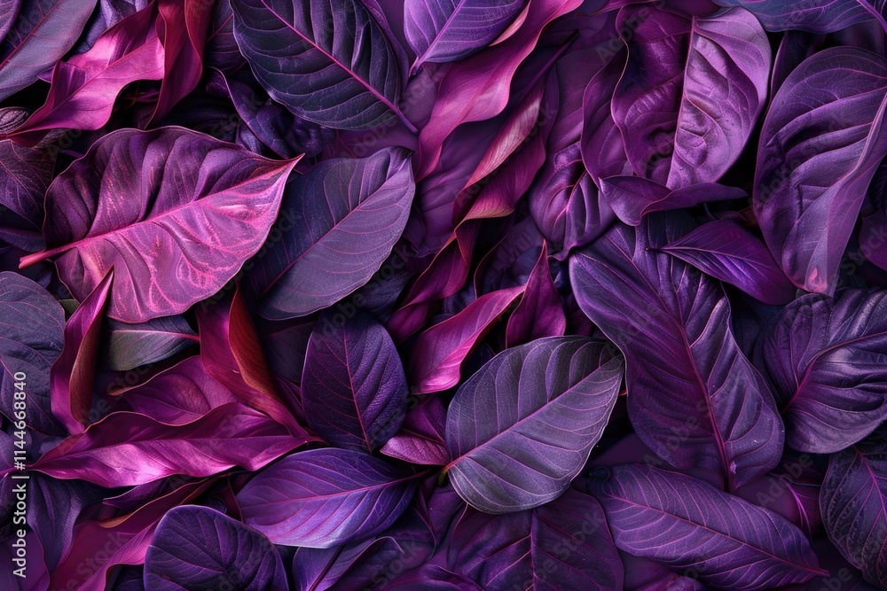 Purple leaves layout with supernatural concept and ultra violet colors. Purple leaves layout with supernatural concept and ultra violet colors.