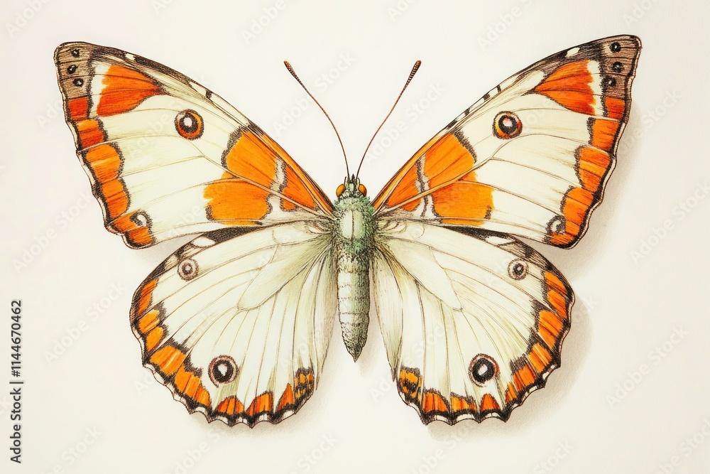 Colorful Butterfly Illustrating Nature's Beauty Colorful Butterfly Illustrating Nature's Beauty