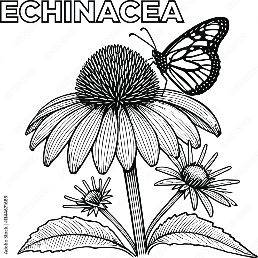 Fototapeta premium Petals & Pencils Stunning Flower Coloring Pages, Floral Fantasies Color Your Favorite Flowers