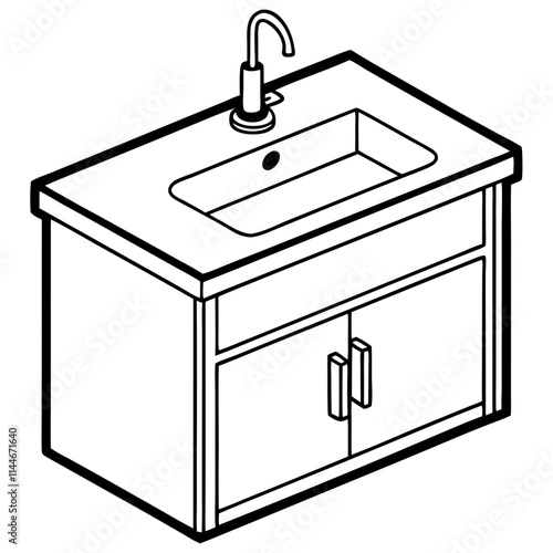 hand drawn illustration of a box