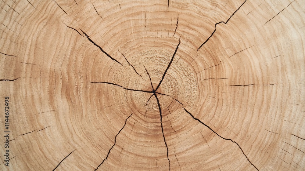 Fototapeta premium Weathered Wood Texture with Subtle Cracks Symbolizing Natural Beauty
