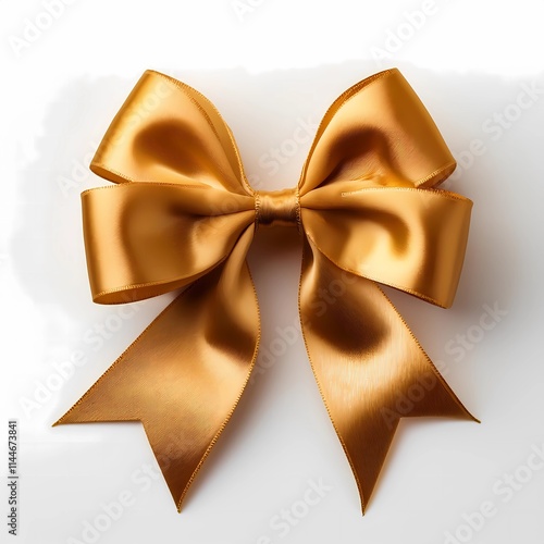 surprices golden ribbon knot, Elegant white ribbon