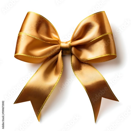 surprices golden ribbon knot, Elegant white ribbon