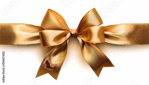 surprices golden ribbon knot, Elegant white ribbon