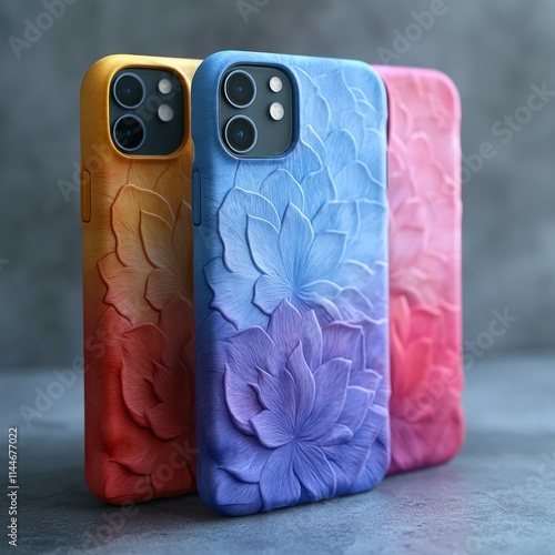 Custom Phone Cases with Calming Colors and Designs photo