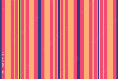 Erawing background fabric lines, hispanic seamless texture vector. Sesthetic textile vertical pattern stripe in red and orange colors.