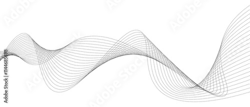 abstract background with flowing particles