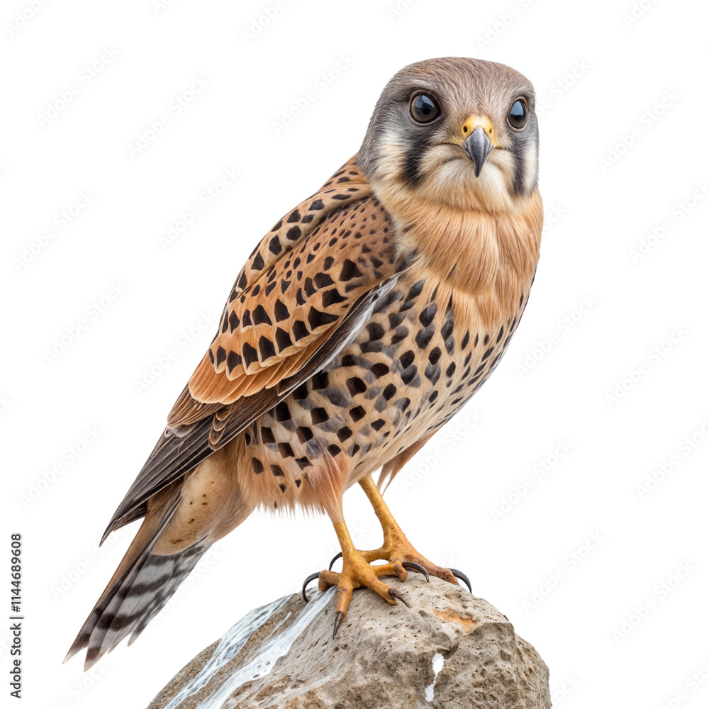 American Kestrel Perched on Rock American Kestrel Perched on Rock