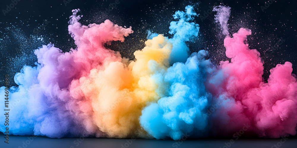 Vibrant Color Explosion, A Symphony of Hues Bursts Forth in a Dramatic Display of Artistic Expression, Creating a Captivating Visual Spectacle. Vibrant Color Explosion, A Symphony of Hues Bursts Forth in a Dramatic Display of Artistic Expression, Creating a Captivating Visual Spectacle.