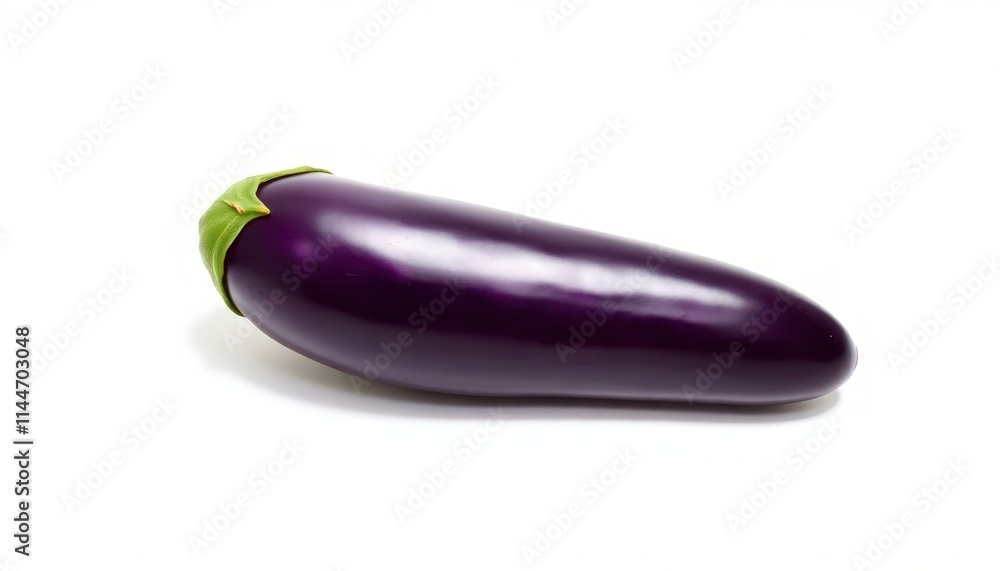 Eggplants Isolated On White Background Eggplants Isolated On White Background