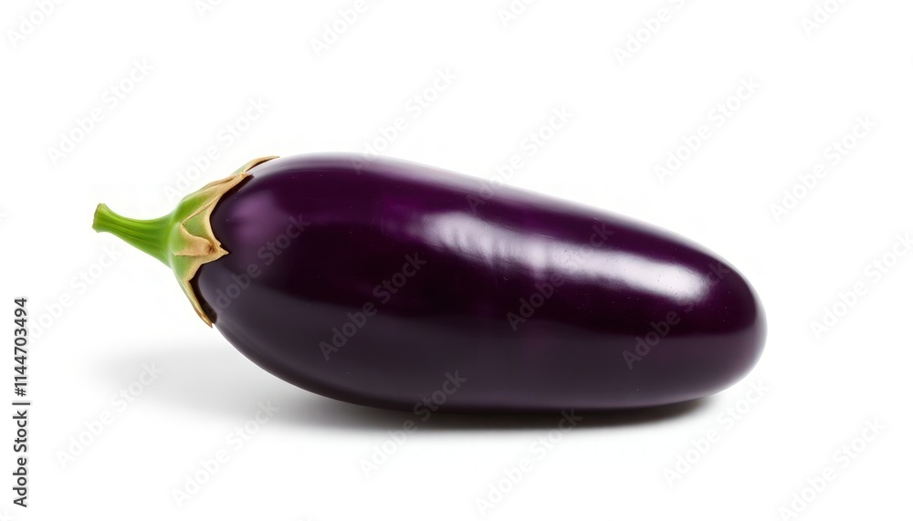 Eggplants Isolated On White Background Eggplants Isolated On White Background
