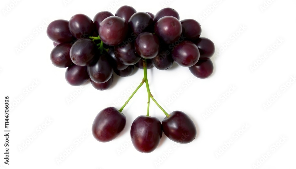 Fototapeta premium Grapes Osolated On White Background