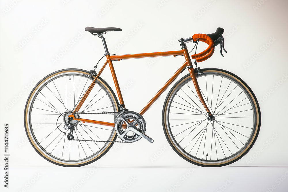 Sport bicycle isolated on white background, Selective focus racing bicycle on white. Sport bicycle isolated on white background, Selective focus racing bicycle on white.