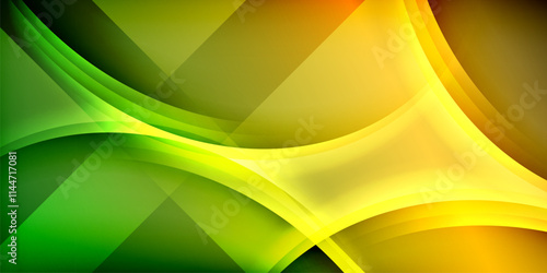 Expressive poster with shadow lines. Features technology, minimalist, and business themes, bright vibrant color schemes