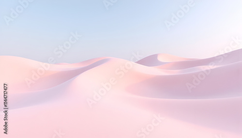 Minimalist Pink Sand Dunes Background