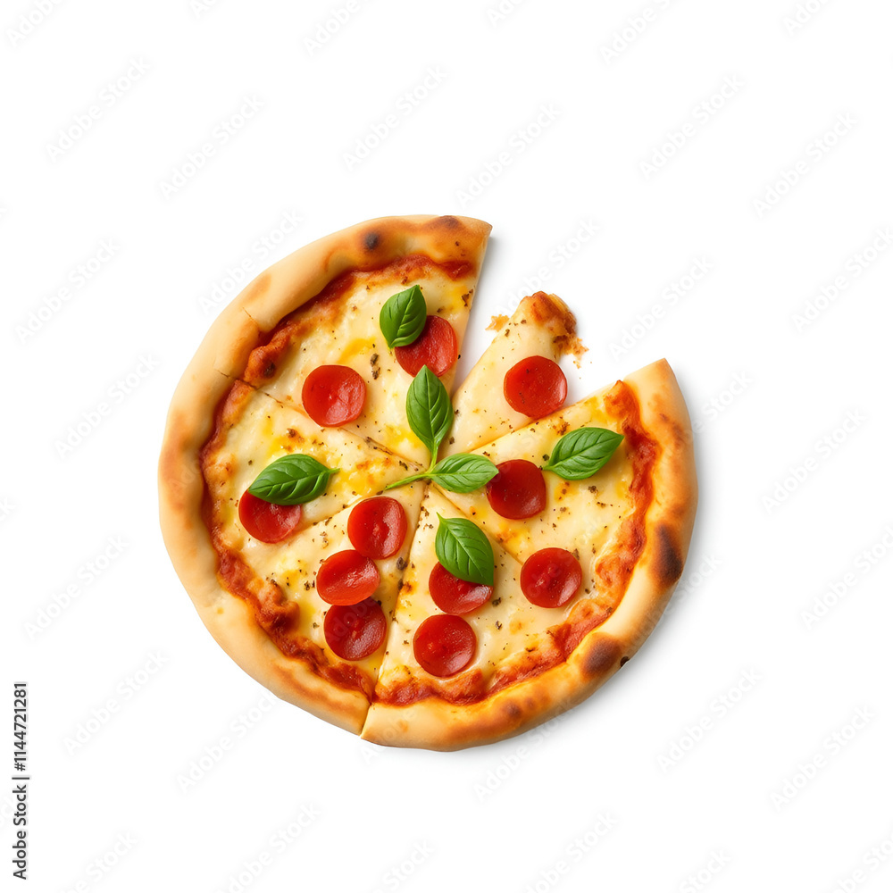pizza isolated on white background pizza isolated on white background