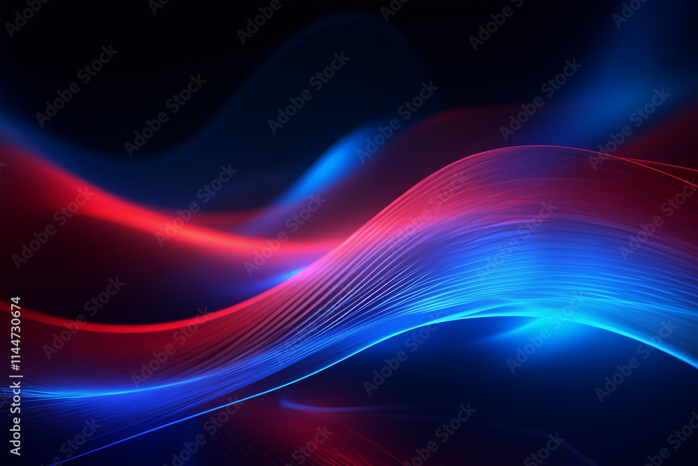 Abstract Technology Flow with Motion Blur and Depth of Field Abstract Technology Flow with Motion Blur and Depth of Field