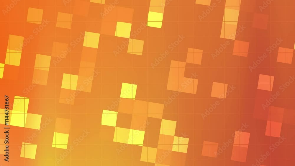 Orange Pixelated Digital Background for Technology or Artistic Projects Orange Pixelated Digital Background for Technology or Artistic Projects