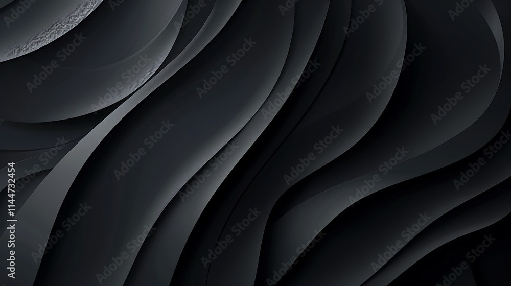 Abstract Dark Waves: A Study in Shades of Black Abstract Dark Waves: A Study in Shades of Black