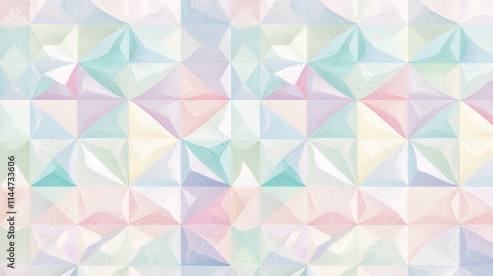 Soft Pastel Geometric Pattern for Modern Design Soft Pastel Geometric Pattern for Modern Design