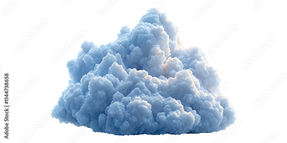 Fluffy white cloud isolated on transparent background Fluffy white cloud isolated on transparent background