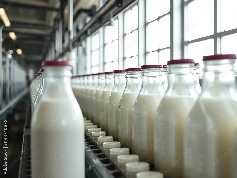 Milk factory conveyer belt milk plant Milk factory conveyer belt milk plant