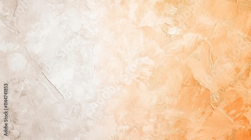 Gentle fadeout transitioning from pale peach to light tan, ideal for a warm and neutral background