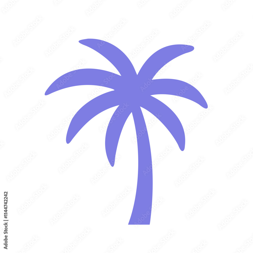 Simple Palm Tree Graphic Simple Palm Tree Graphic
