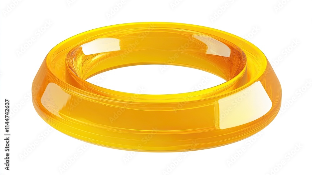 In a sleek, contemporary design, this 3D yellow location pin icon with a hollow center symbolizes maps, navigation, and direction. PNG, isolated on a clear background. In a sleek, contemporary design, this 3D yellow location pin icon with a hollow center symbolizes maps, navigation, and direction. PNG, isolated on a clear background.