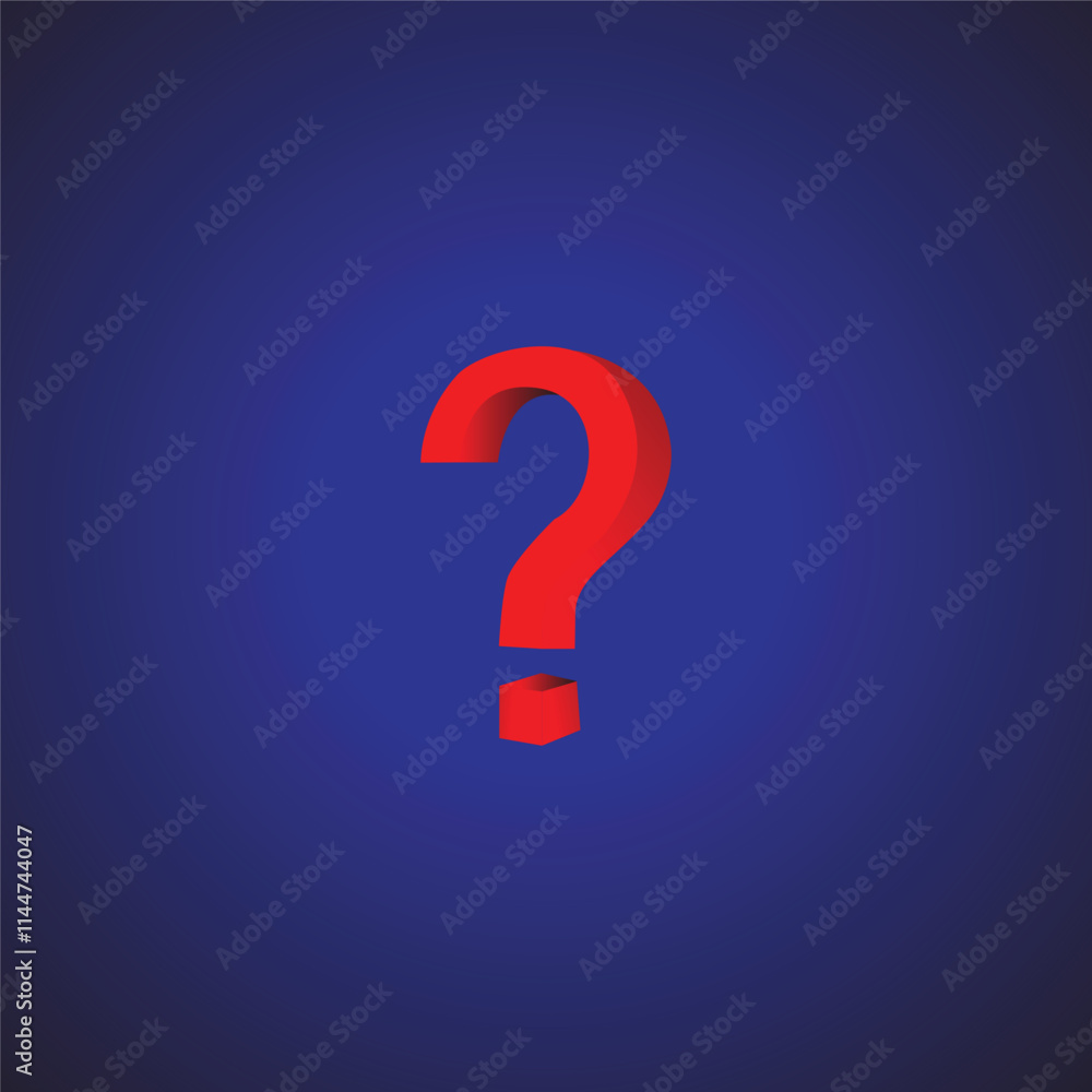 Red question icon . Red question icon .