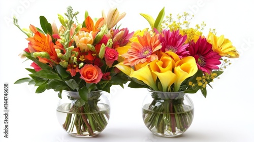 Fresh Flower Arrangements. Elegant fresh flower arrangements. Copy Space