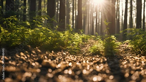 morning in the forest