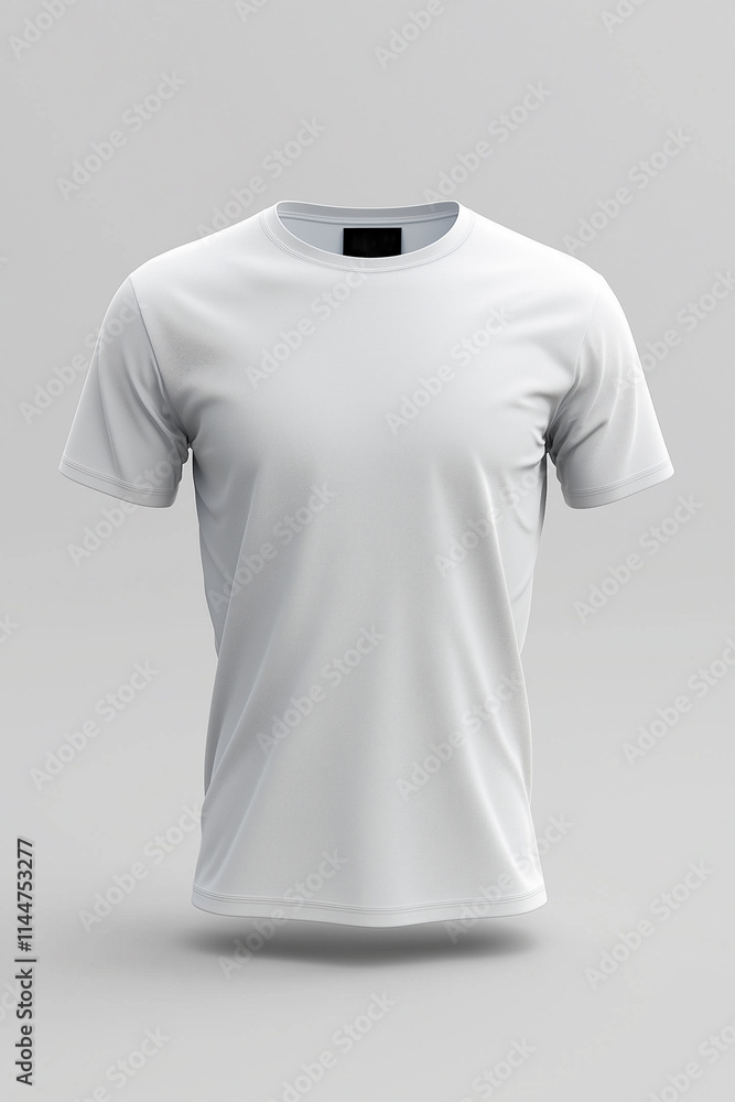 white t-shirt template for mockup