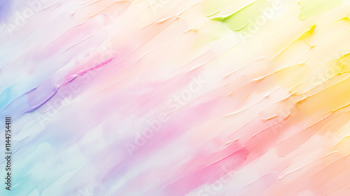 Soft Pastel Gradient Background in Rainbow Colors, Perfect for Modern Graphic Design, Social Media Templates, and Minimalist Web Banners. 