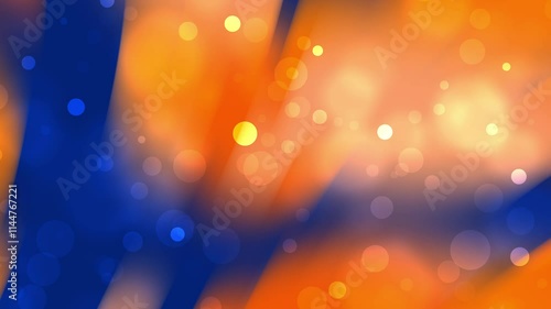 Blue and Orange Abstract Background for Presentations, Websites, and Artistic Projects