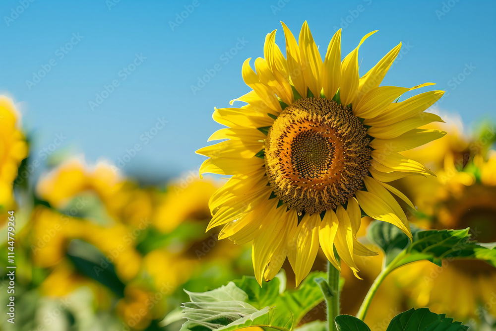 The Majesty of Sunflowers: Tall Plants with Showy Yellow Flowers The Majesty of Sunflowers: Tall Plants with Showy Yellow Flowers