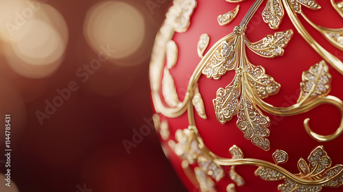 Red and Gold Christmas Orna...