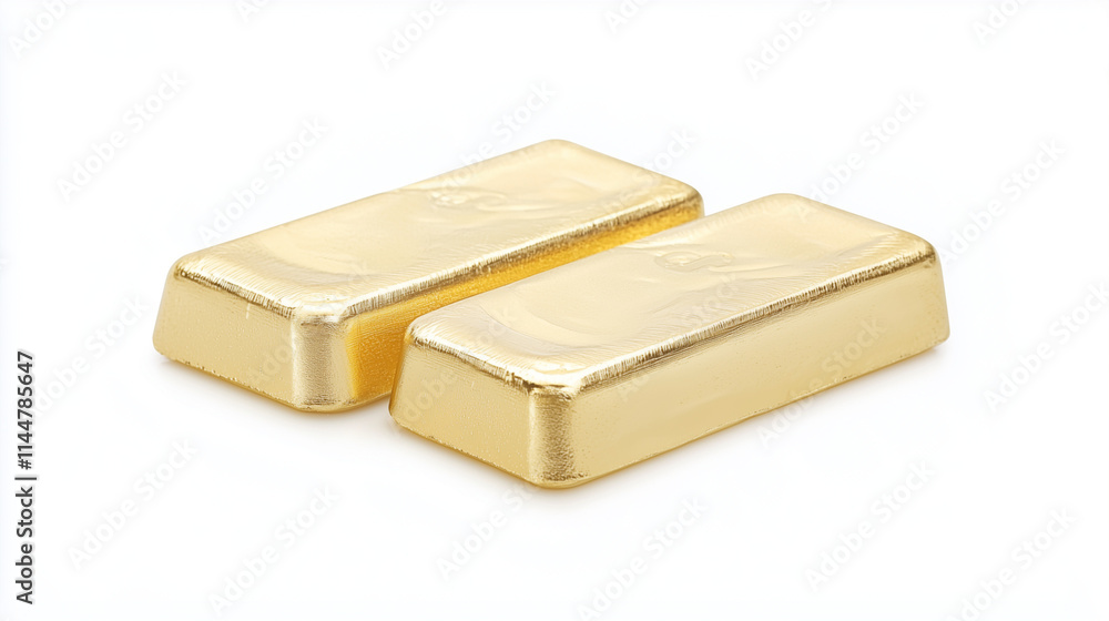 Gold Bar Wealth: Two gleaming gold bars, symbolizing wealth, prosperity, and financial success. A powerful visual representation of investment, value, and luxury. Gold Bar Wealth: Two gleaming gold bars, symbolizing wealth, prosperity, and financial success. A powerful visual representation of investment, value, and luxury.