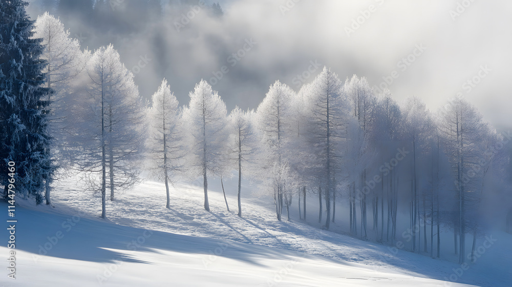 Obraz premium Winter background