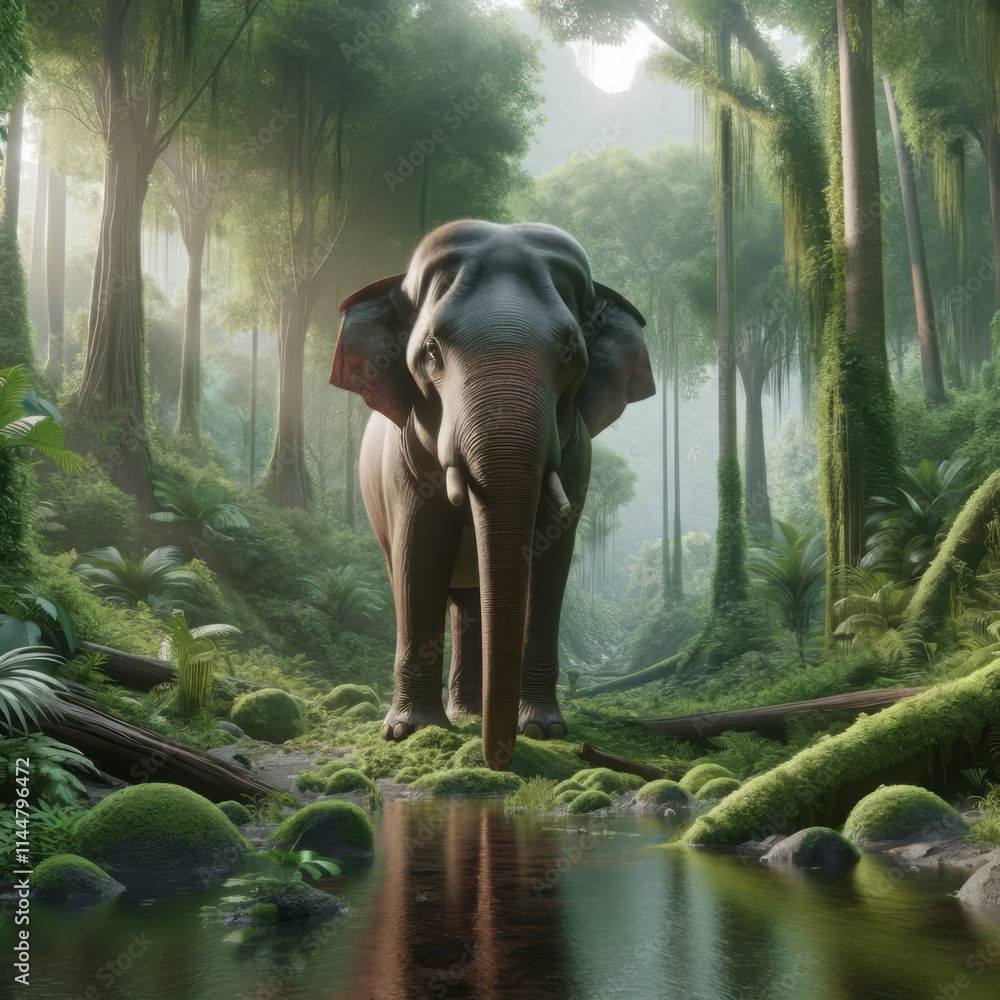Fototapeta premium Asian Elephant