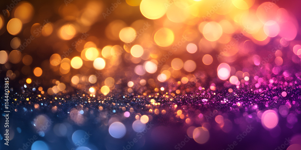 Abstract Colorful Light Streaks and Bokeh Abstract Colorful Light Streaks and Bokeh