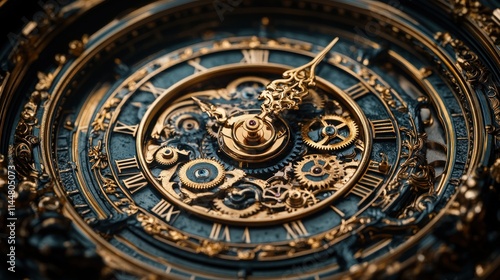 Wallpaper Mural Intricate gold and dark clock gears. Torontodigital.ca