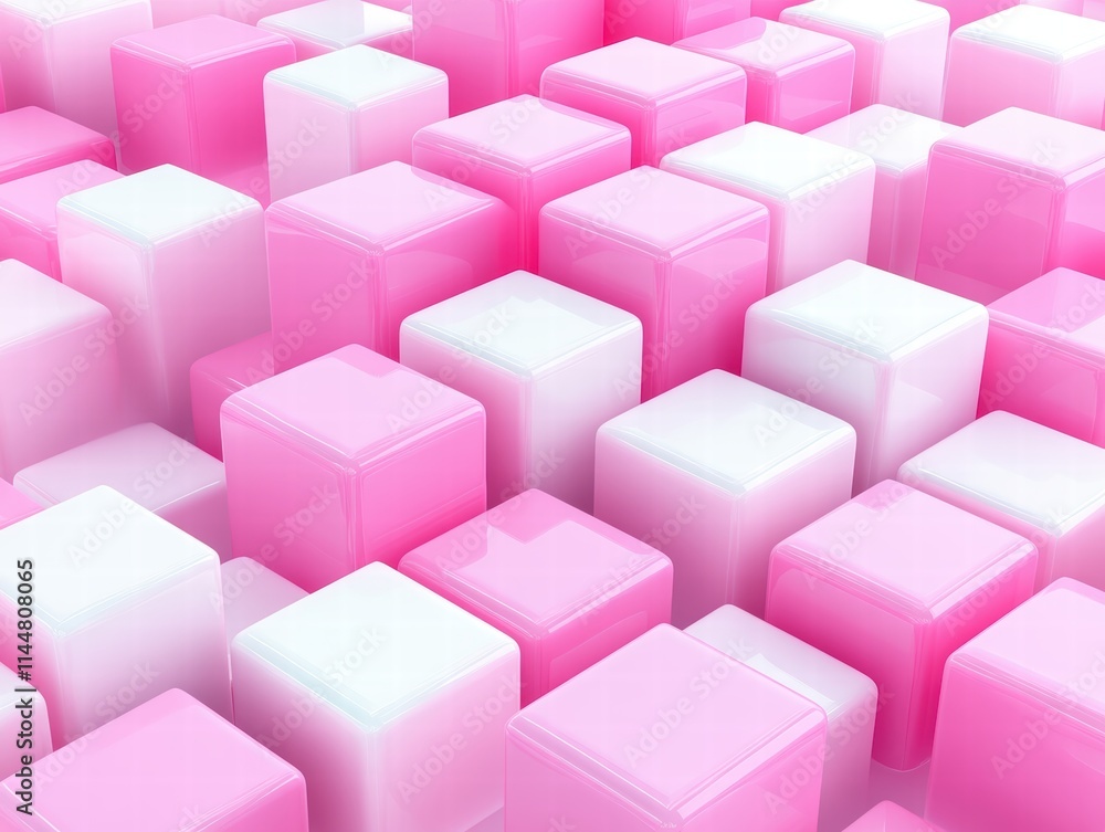 Creating Minimalist Geometric Blocks Digital Studio Graphic Design Abstract Space Top-Down View Gradient Rose Pink Concept Creating Minimalist Geometric Blocks Digital Studio Graphic Design Abstract Space Top-Down View Gradient Rose Pink Concept