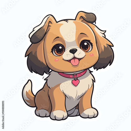Dog sticker icon