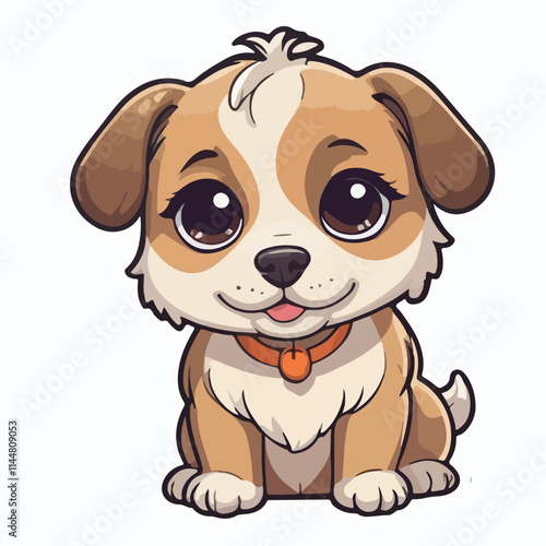 Dog sticker icon