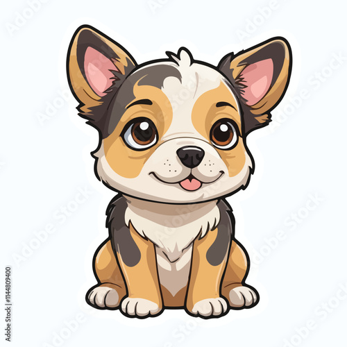 Dog sticker icon